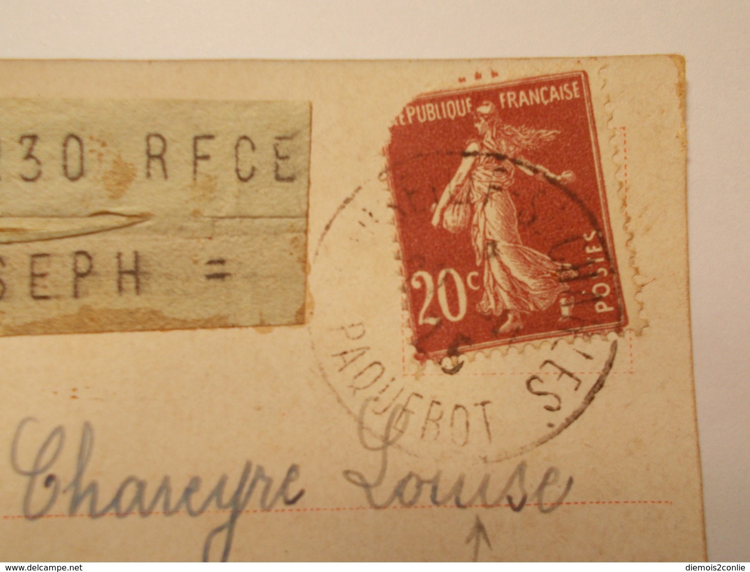 Marcophilie  Cachet Lettre Obliteration -  Marseille St Charles PAQUEBOT  - EGYPTE - 1925 (1977) - Lettres & Documents