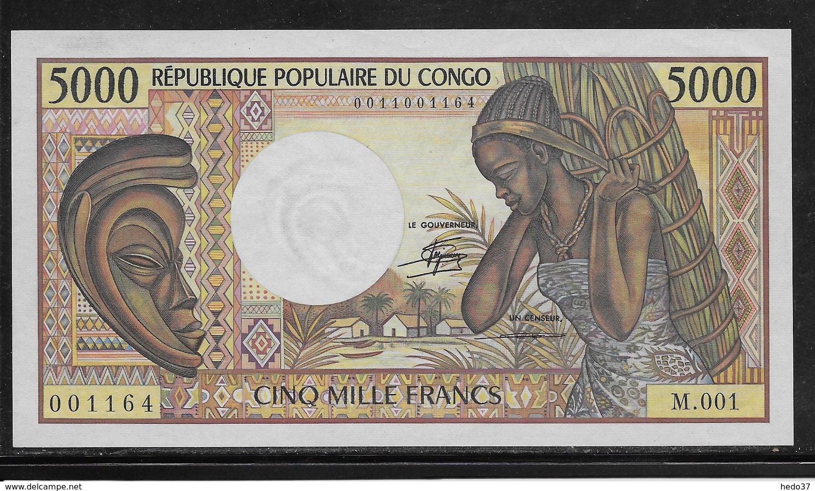 Congo - 5000 Francs - Pick N°6c - NEUF - Republic Of Congo (Congo-Brazzaville)