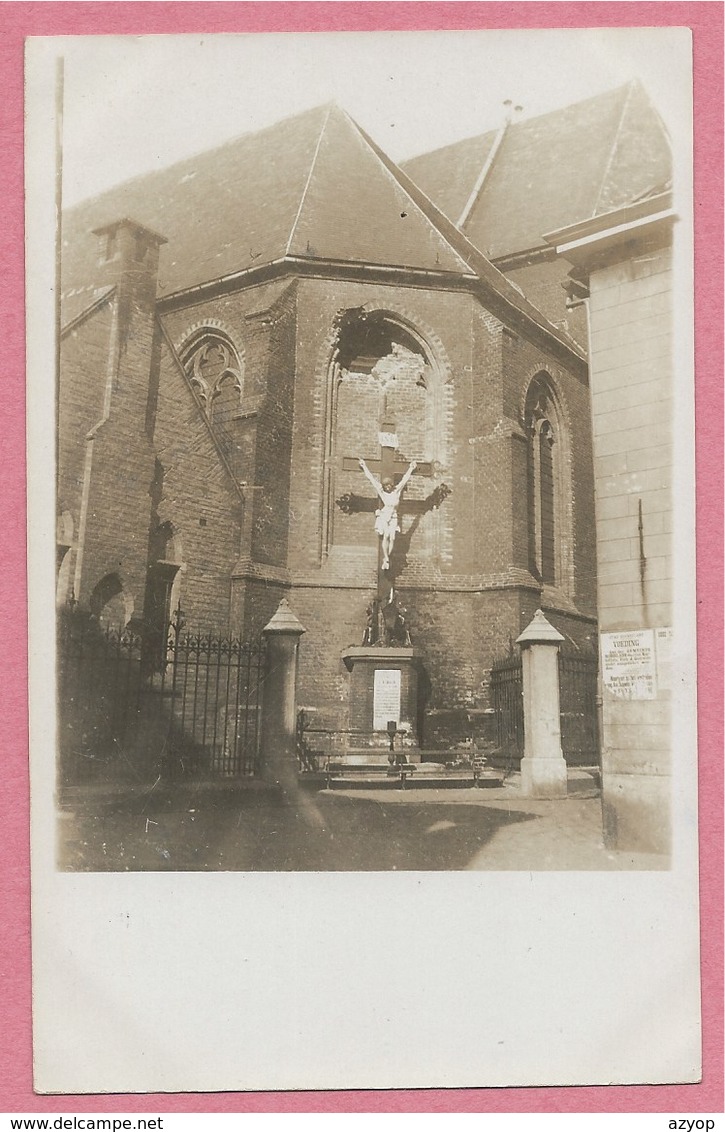 West-Vlaanderen - Flandre Occidentale - Carte Photo - Foto - ROESELARE - Kirche - Eglise - Guerre 14/18 - Carte N° 25 - Roeselare