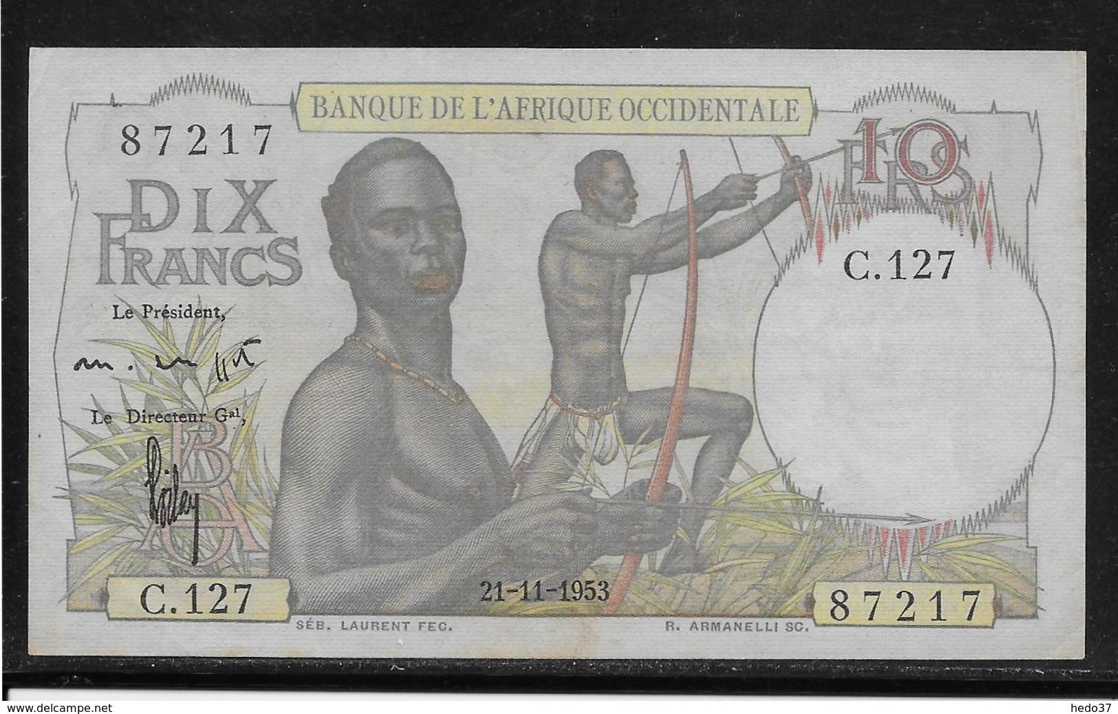 Afrique Occidentale Française - 10 Francs - Pick N°37 - SUP - Sonstige – Afrika