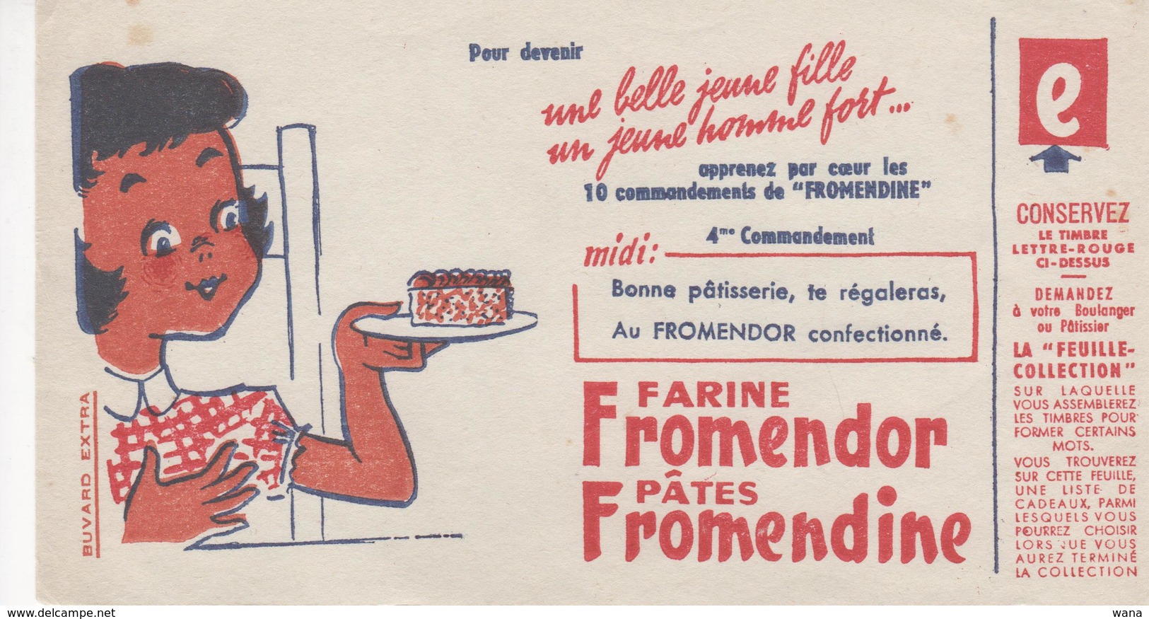 Buvard Farine FROMENDOR Midi - Alimentaire