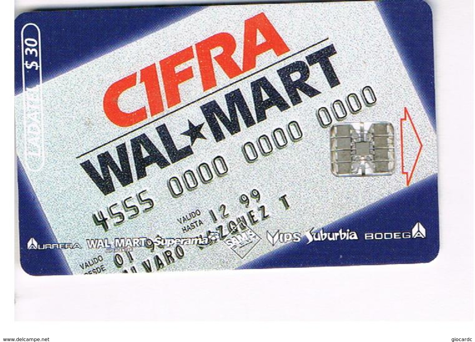 MESSICO (MEXICO) -  CIFRA WAL MART      - USED - RIF.   10786 - Advertising