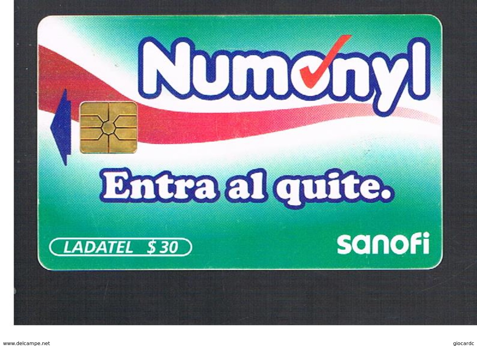 MESSICO (MEXICO) -  NUMONYL, SANOFI      - USED - RIF.   10786 - Publicité