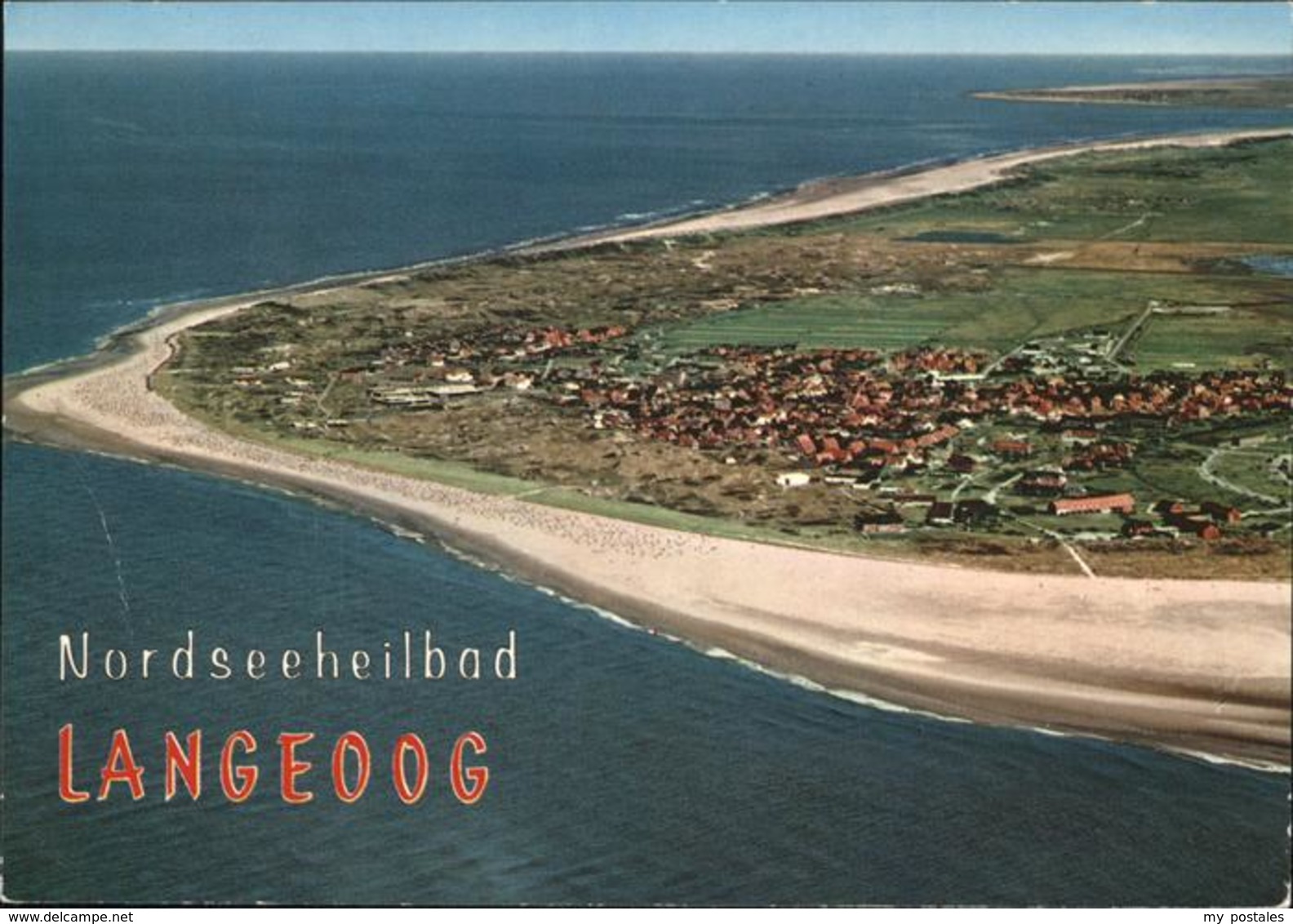 41251144 Langegeoog Fliegeraufnahme Altfunnixsiel - Wittmund