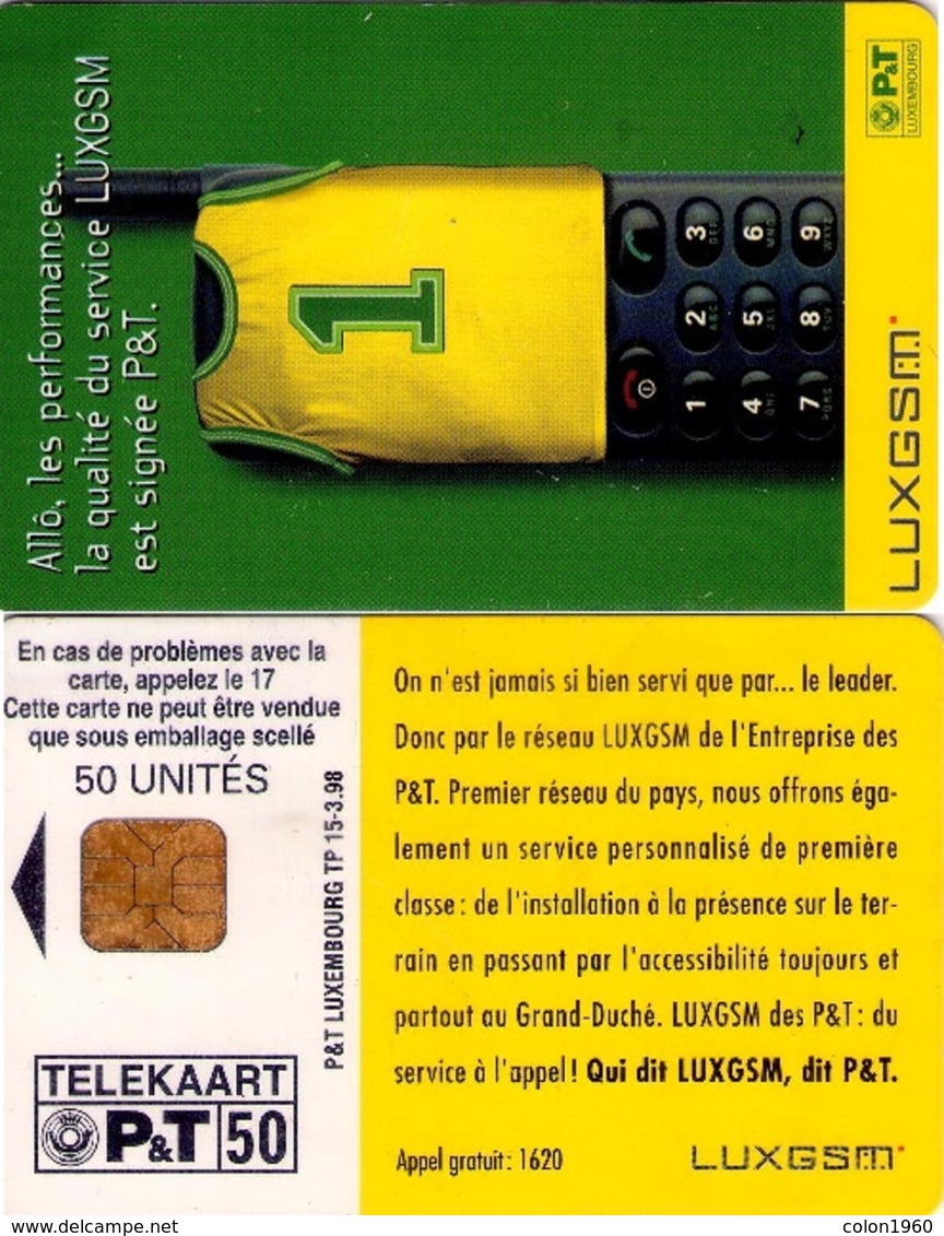 LUXEMBURGO. TP15 A. LUX GSM - Allô, Les Performances… 1998-03. (019) - Luxemburgo