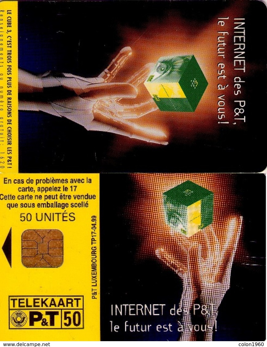 LUXEMBURGO. TP17. Cube Internet. 1999-04. (066) - Luxembourg