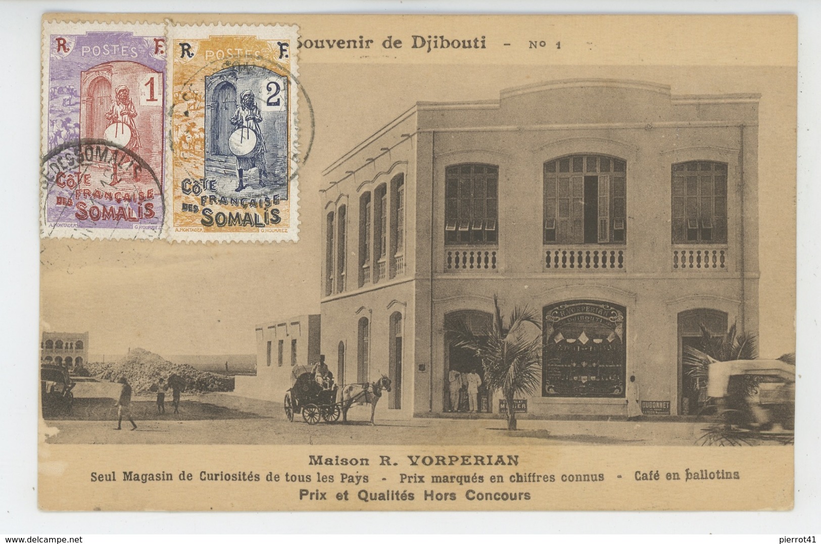 AFRIQUE - DJIBOUTI - Maison R. VORPERIAN - Magasin De Curiosités - Dahomey