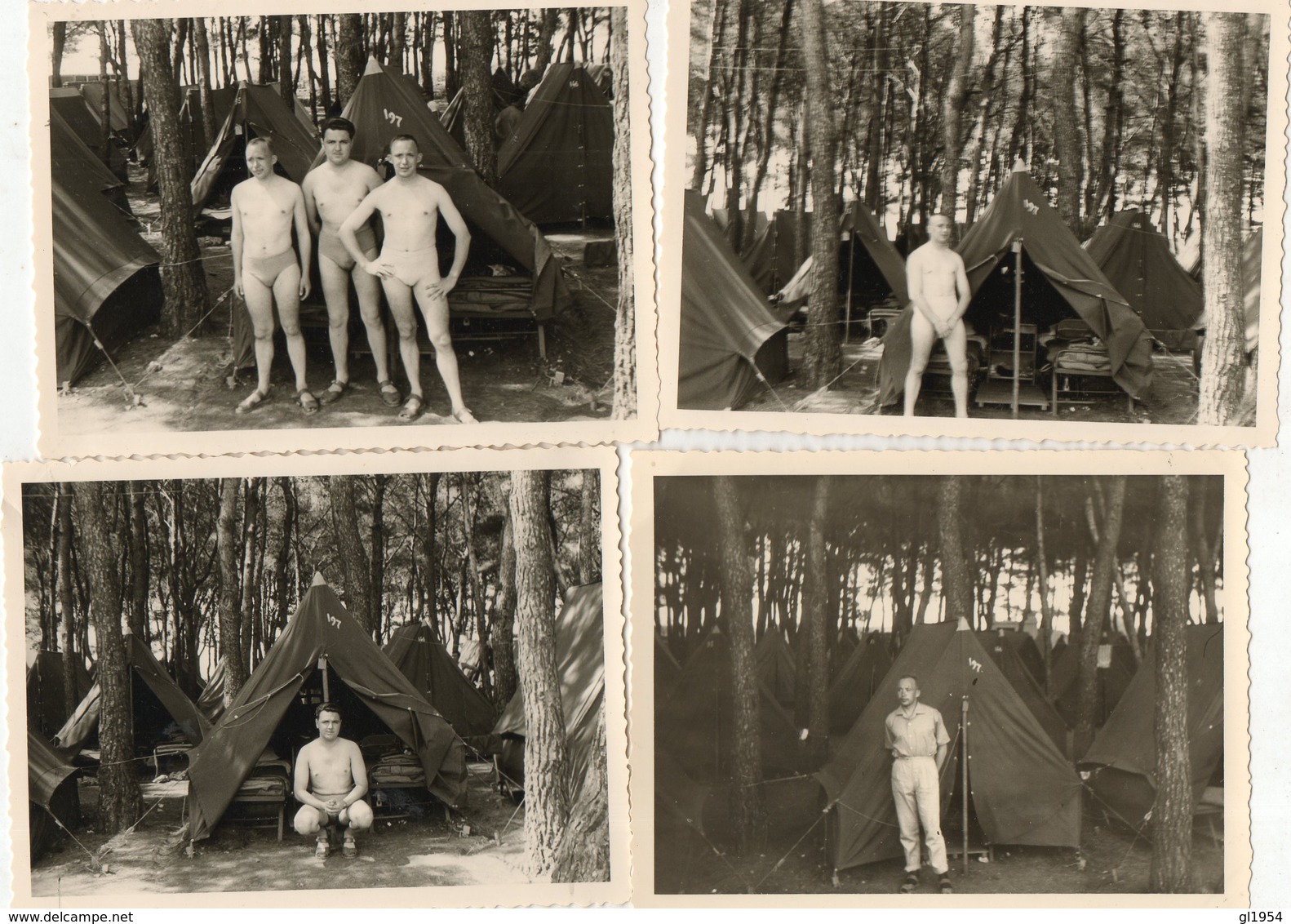 OP DE CAMPING   (  Militair )  12 Op 9 Cm - Autres & Non Classés