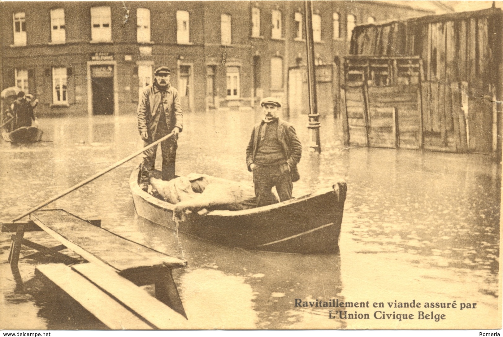 Belgique - Liège - Ravitaillement En Viande Assuré Par L'Union Civique Belge - Union Civiaue Belge - Ecrite - 5852 - Liège