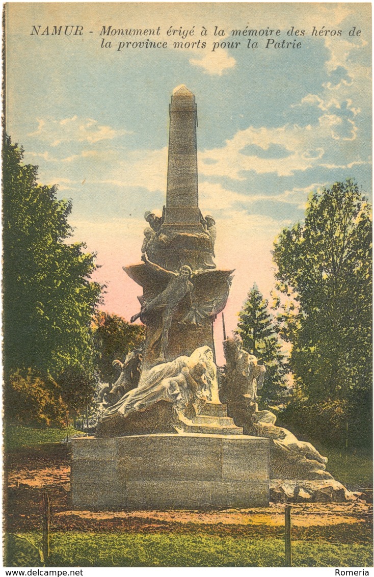 Belgique - Namur - Monument érigé à La Mémoire Des Héros De La Province Morts Pour La Patrie - Colorisée - 5858 - Namur