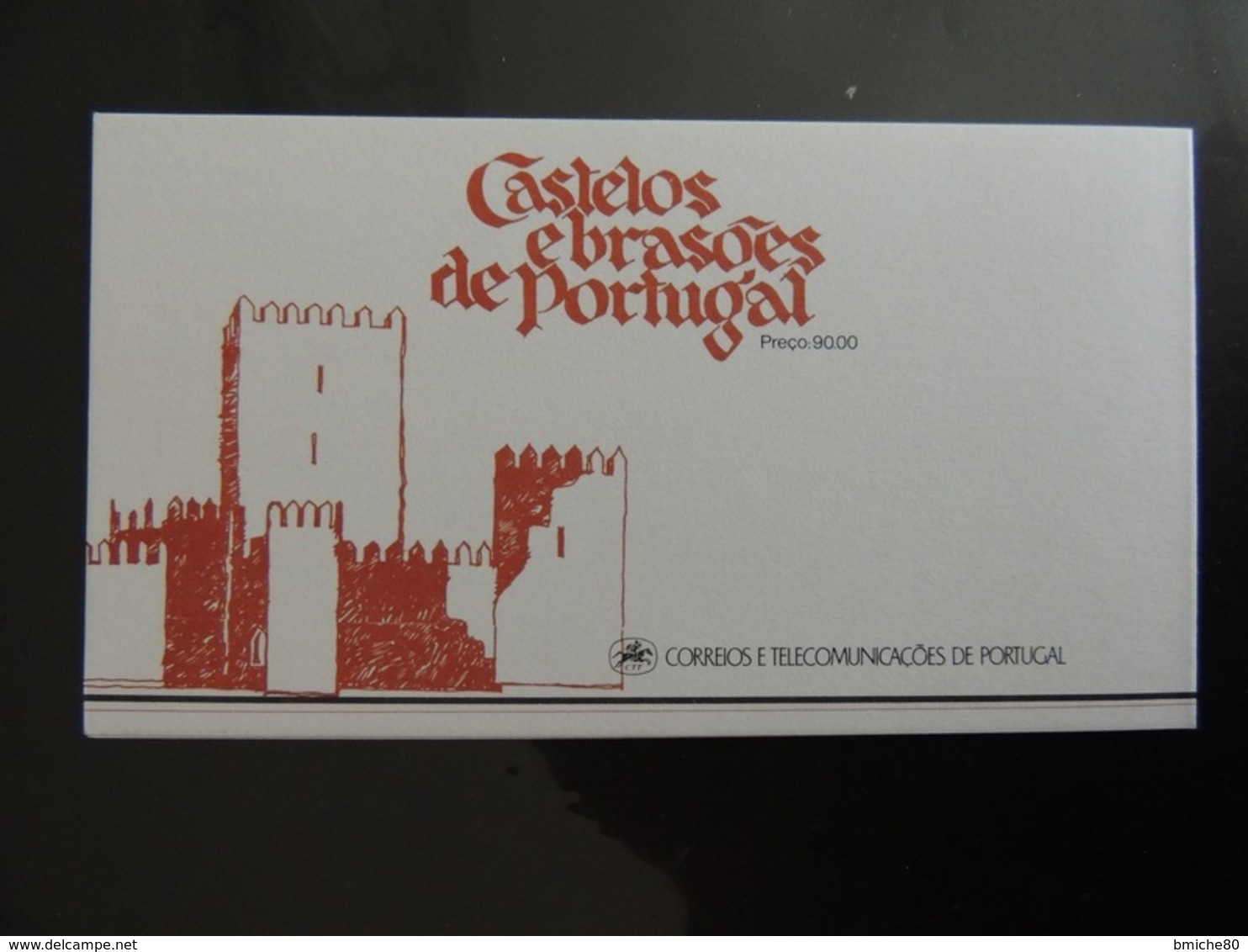 Portugal 1986 - Carnet C1666, Série Des Châteaux Et Armoiries, Château De Guimraes - Carnets