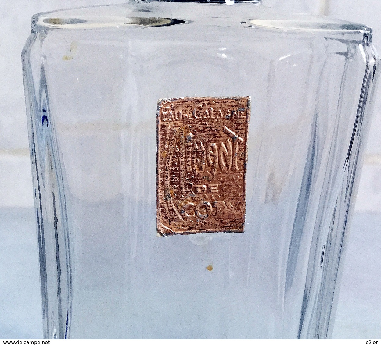 Ancien Flacon "L'AIMANT " De COTY  Vide Eau De Cologne  (pas Vapo) - Flaconi Profumi (vuoti)