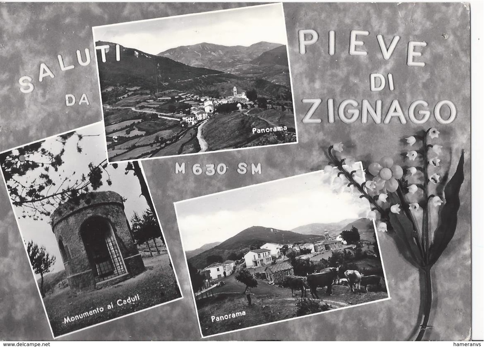 Saluti Da Pieve Di Zignago - La Spezia - H4046 - La Spezia