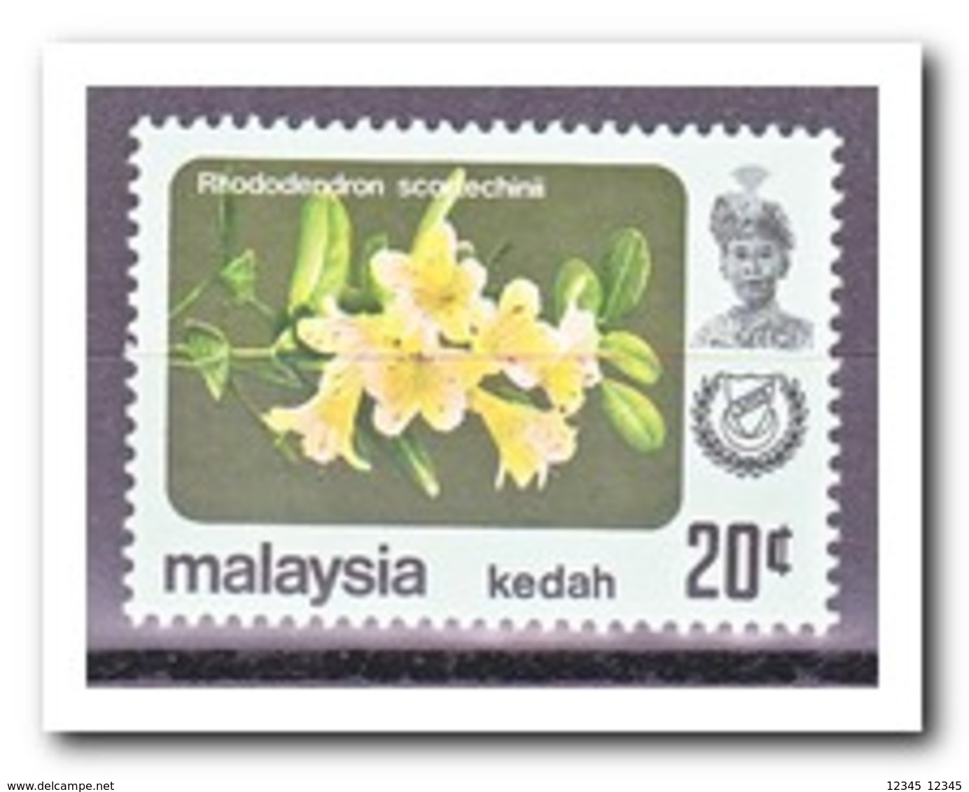 Maleisië Kedah 1983, Postfris MNH, Flowers - Malasia (1964-...)