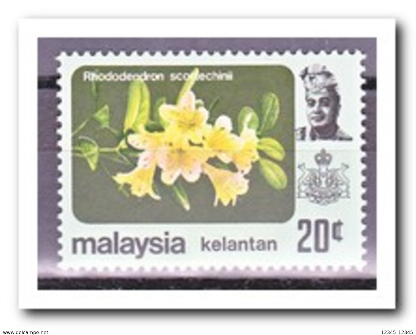 Maleisië Kelantan 1983, Postfris MNH, Flowers - Maleisië (1964-...)