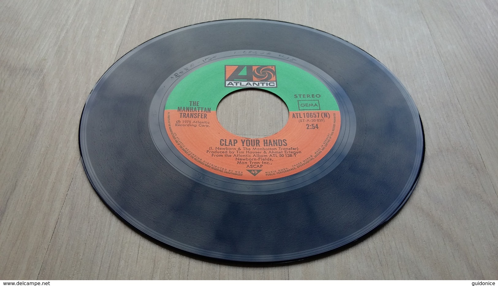 Manhattan Transfer - Clap Your Hands - Vinyl-Single - Disco, Pop