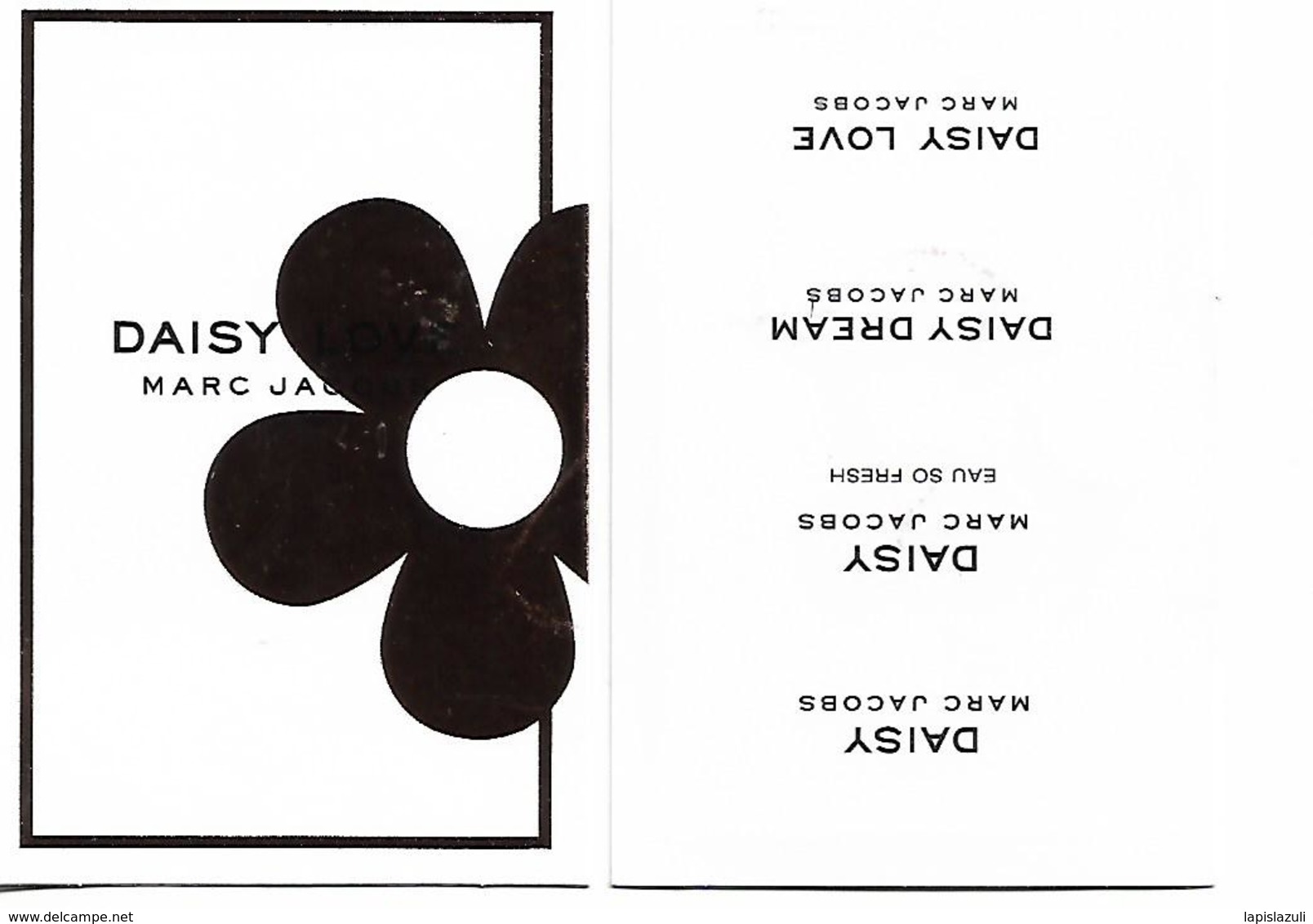 Marc Jacobs Carte "DAISY LOVE" Usa - Modernes (à Partir De 1961)