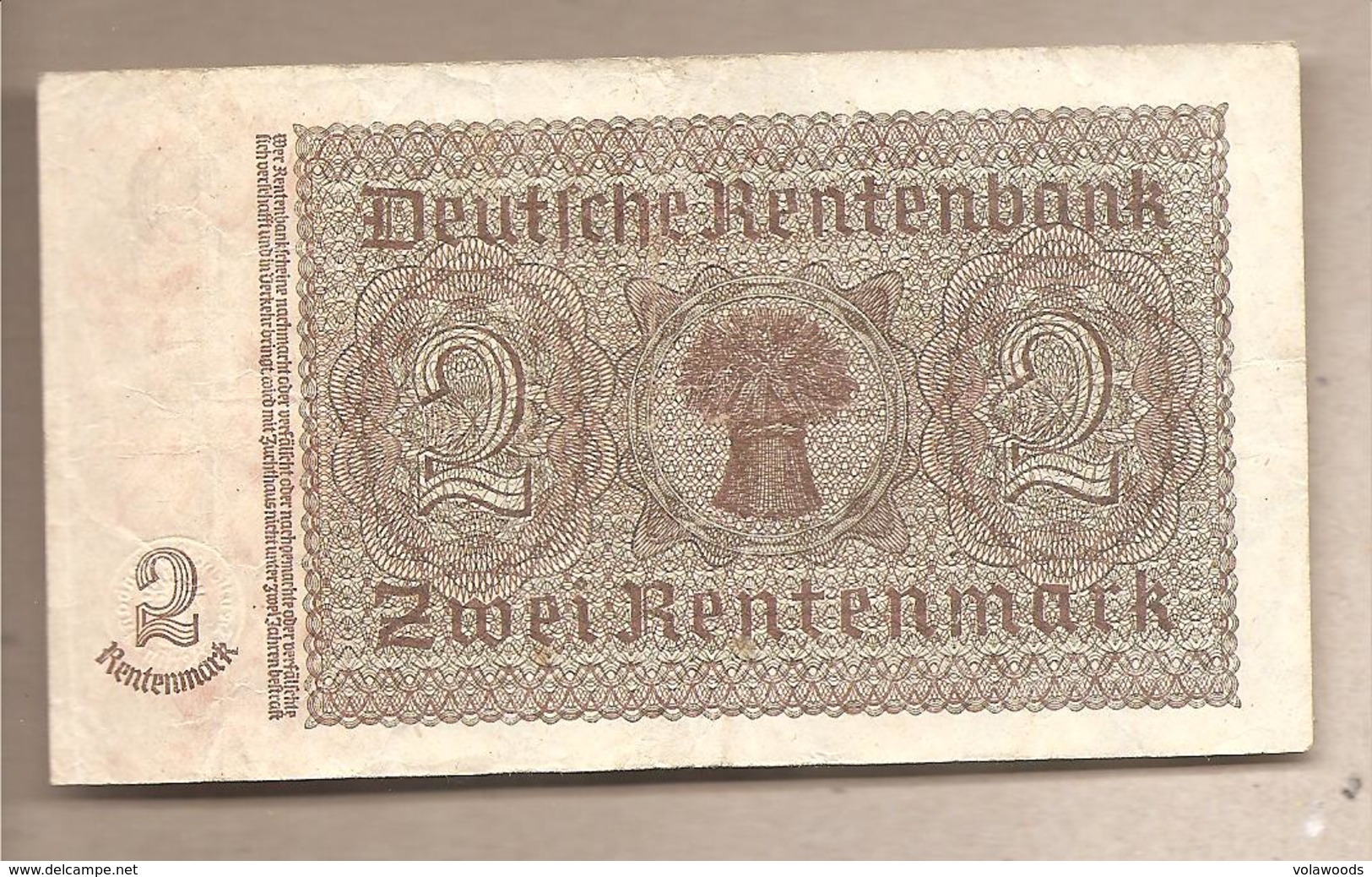 Germania - Banconota Circolata Da 2 Marchi P-174b.1 - 1937 - Sonstige & Ohne Zuordnung