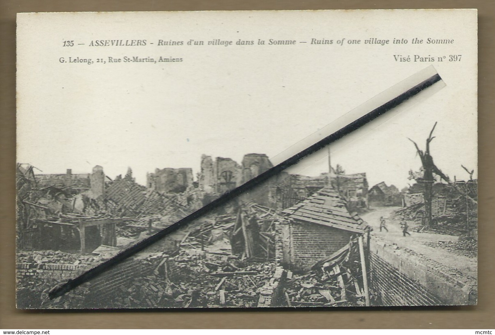 CPA  Souple -  Assevillers - Ruines D'un Village Dans La Somme - Ruins Of One Village Into The Somme - Autres & Non Classés