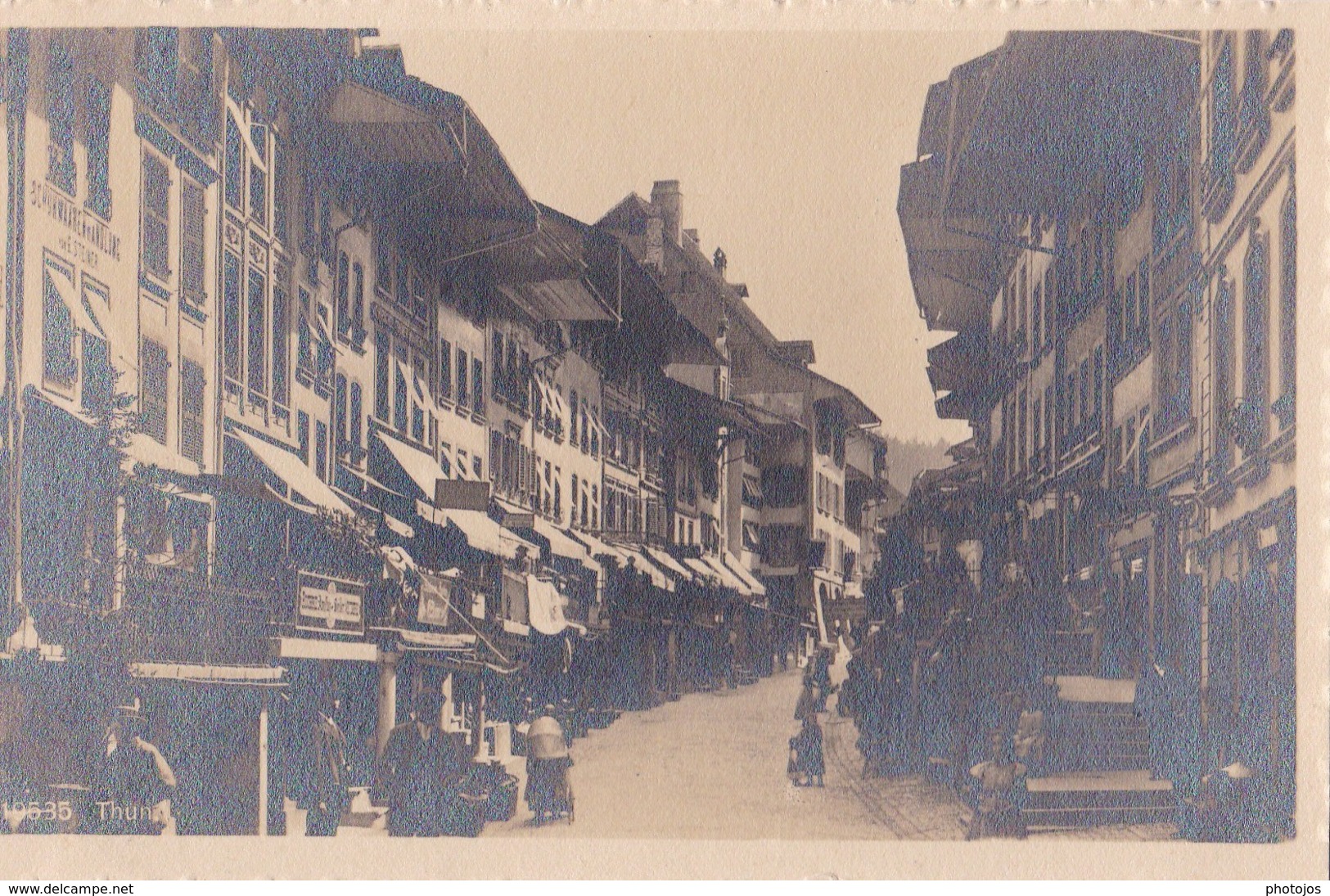 CPA Photo / Thun Thoune (Suisse)   Rue Strasse    Ed Wehrli    N 19535 - Thun