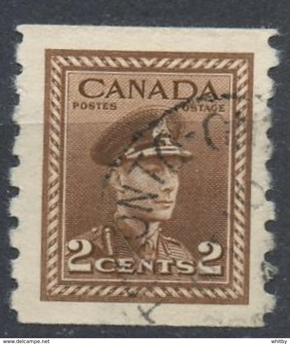 Canada 1942 2 Cent  King George VI War Coil Issue  #264 - Used Stamps