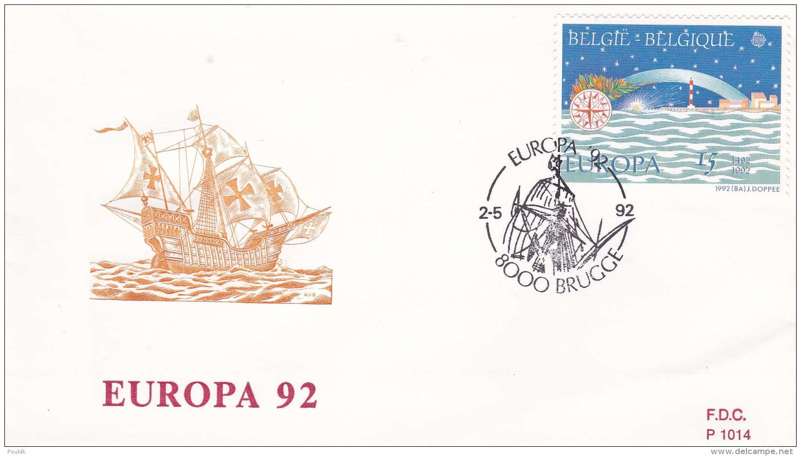 Belgium 1992 FDC Europa CEPT  (G57-82) - 1992