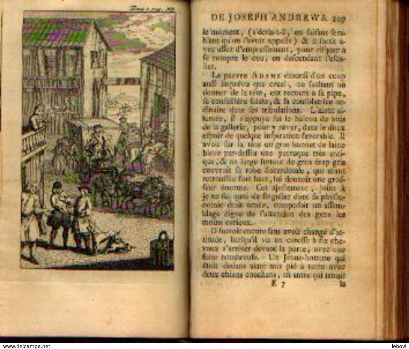 « Avantures De Joseph Andrews Et De Son Ami Abraham Adams – Tome I » FIELDING, M.- Aux DEPENS DE LA COMPAGNIE, ----> - 1701-1800