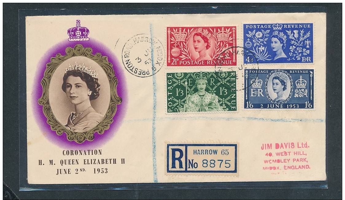 UK.- FDC Von 1953    (oo1514  ) Siehe Scan - Covers & Documents