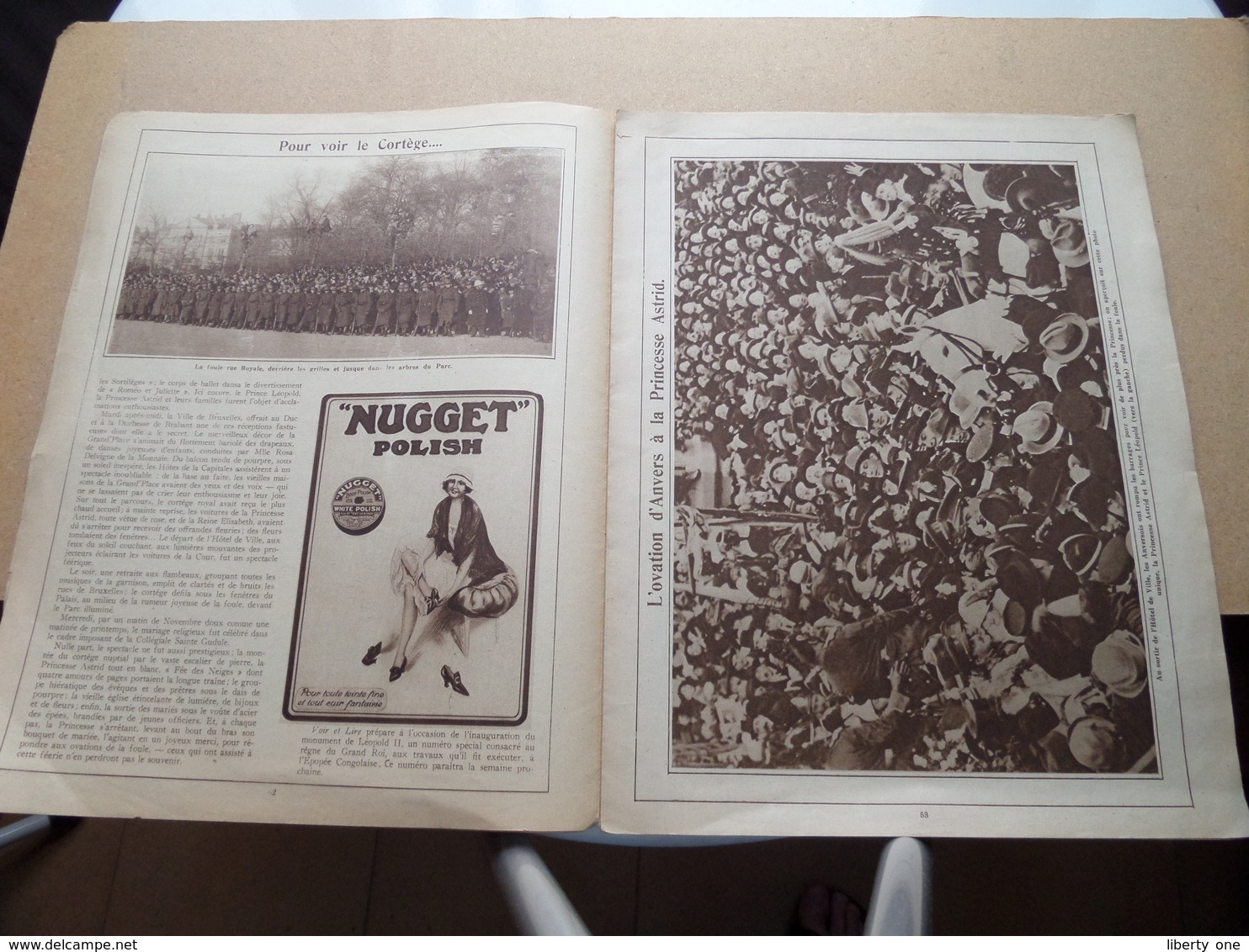 VOIR & LIRE Revue Universelle 1re Année N° 4 - 13 Nov 1926 ( Mariage De LL. AA. RR. à Bruxelles ) Brabant ! - Andere & Zonder Classificatie