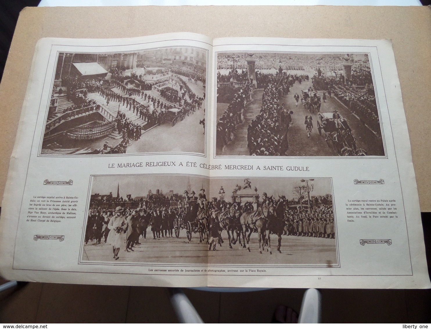 VOIR & LIRE Revue Universelle 1re Année N° 4 - 13 Nov 1926 ( Mariage De LL. AA. RR. à Bruxelles ) Brabant ! - Sonstige & Ohne Zuordnung