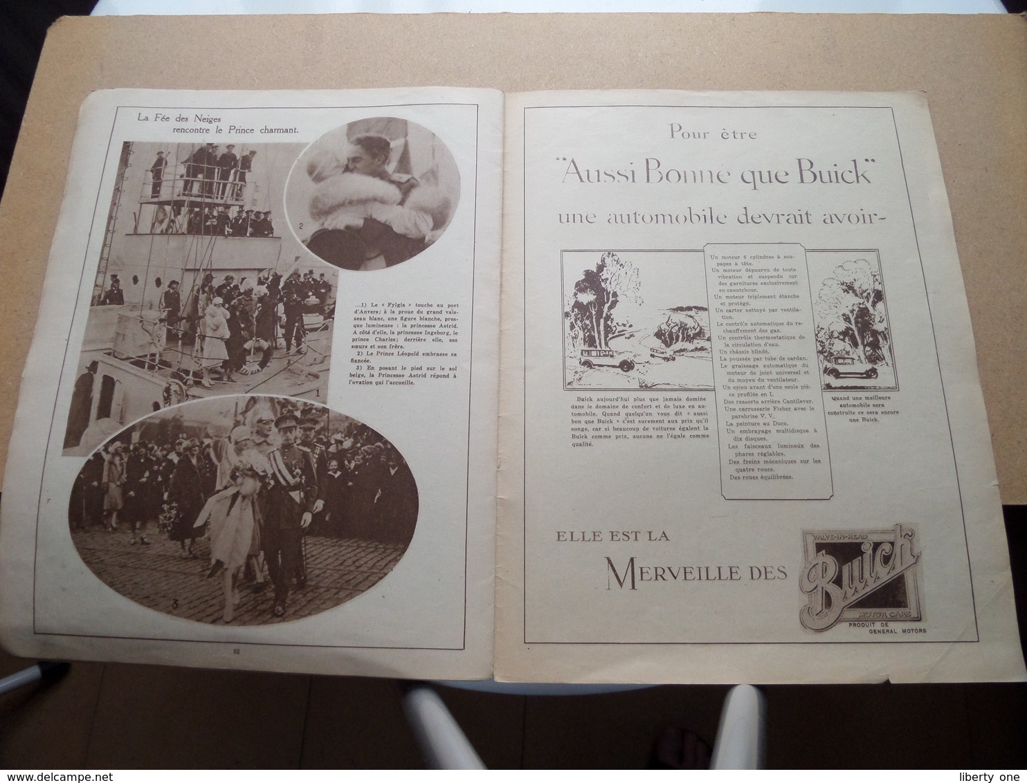 VOIR & LIRE Revue Universelle 1re Année N° 4 - 13 Nov 1926 ( Mariage de LL. AA. RR. à Bruxelles ) Brabant !