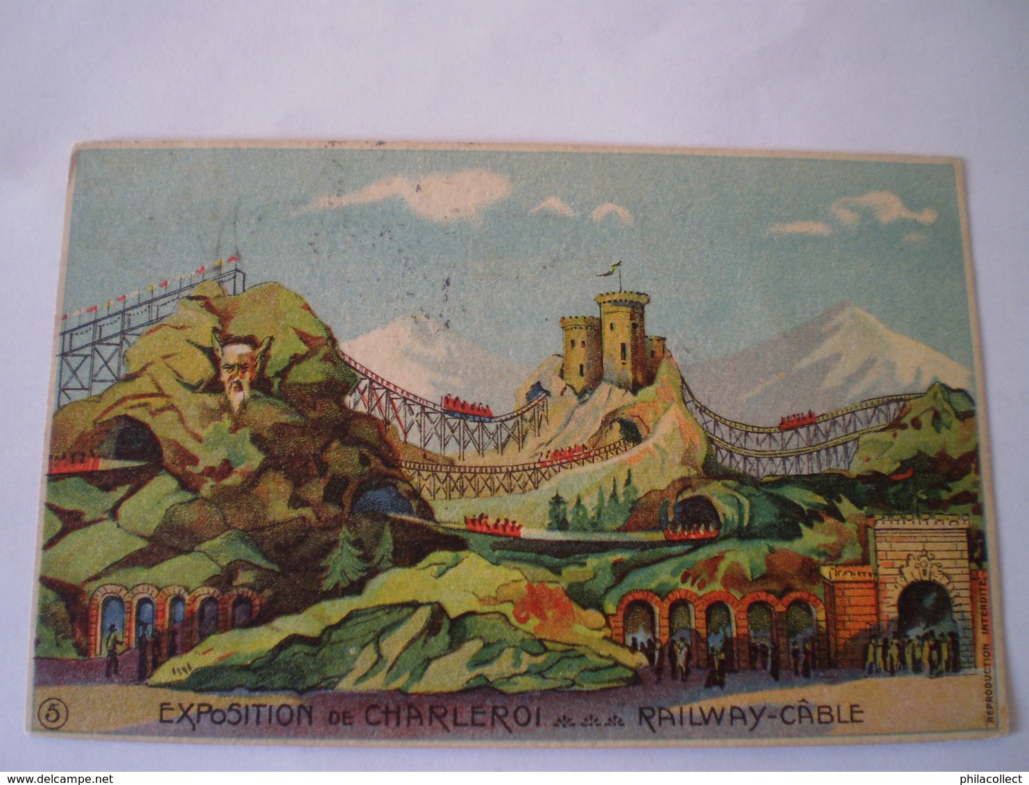 Exposition De Charleroi 1911 // Litho  No 2 (railway Cable)  // 1913 - Charleroi