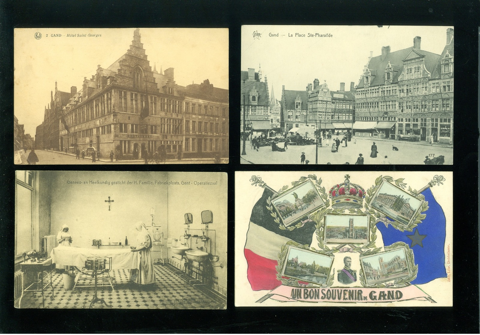 Beau Lot De 60 Cartes Postales De Belgique  Gand      Mooi Lot Van 60 Postkaarten Van België  Gent - 60 Scans - 5 - 99 Postcards