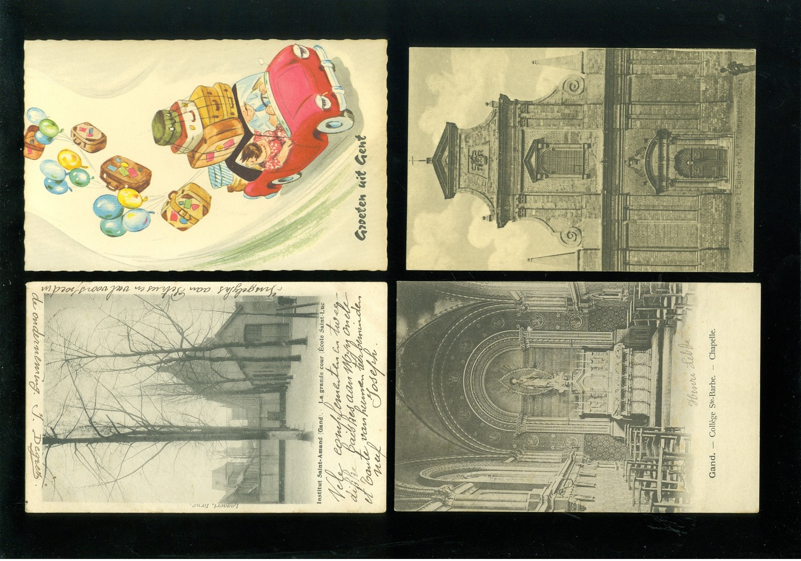 Beau lot de 60 cartes postales de Belgique  Gand      Mooi lot van 60 postkaarten van België  Gent - 60 scans