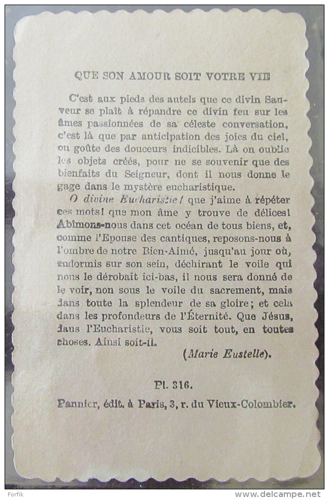 Image Pieuse / Holy Card - Le Trône De Grâce - R. Pannier Editeur Paris N°316 - Non-daté - Images Religieuses