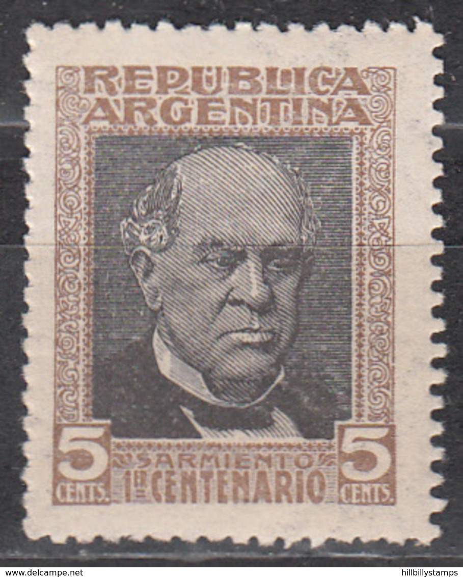 ARGENTINA    SCOTT NO. 176   MINT HINGED    YEAR  1911 - Neufs