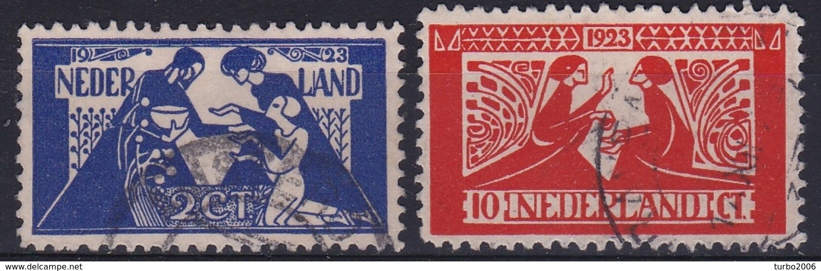 1923 Tooropzegels Complete Serie NVPH  134 / 135 - Oblitérés