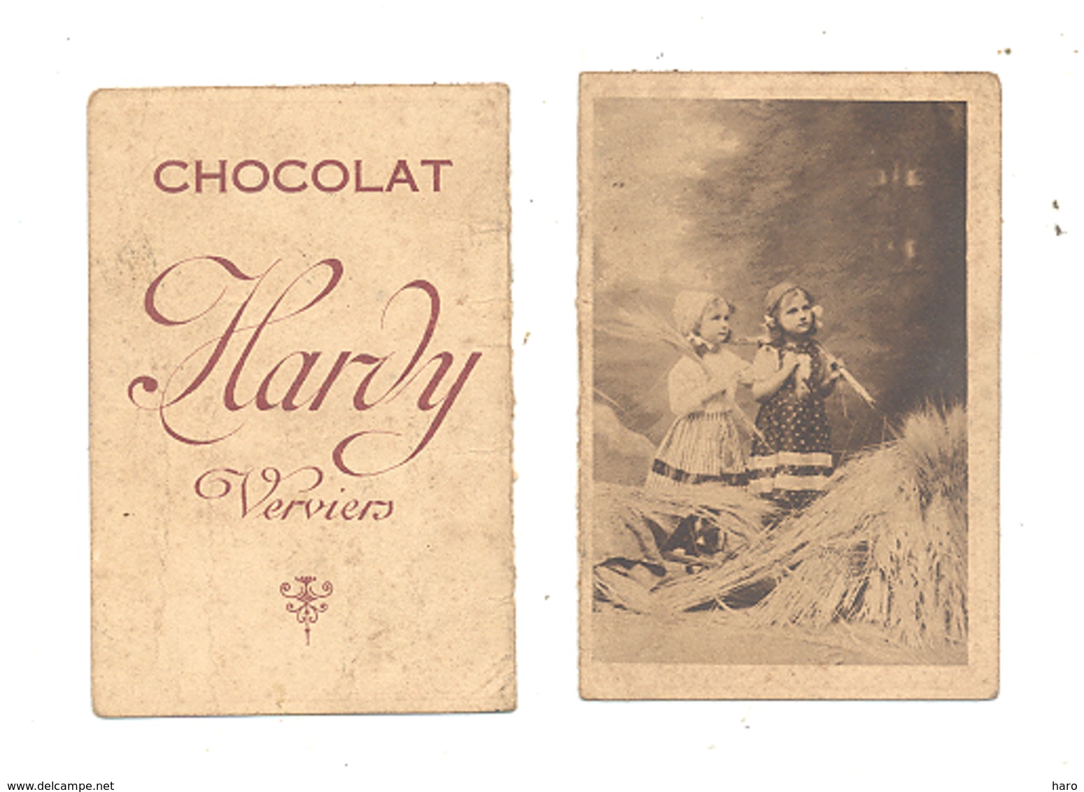 Petit Calendrier Publicitaire De 1927 - Chocolat HARDY à Verviers (nod) - Klein Formaat: 1921-40