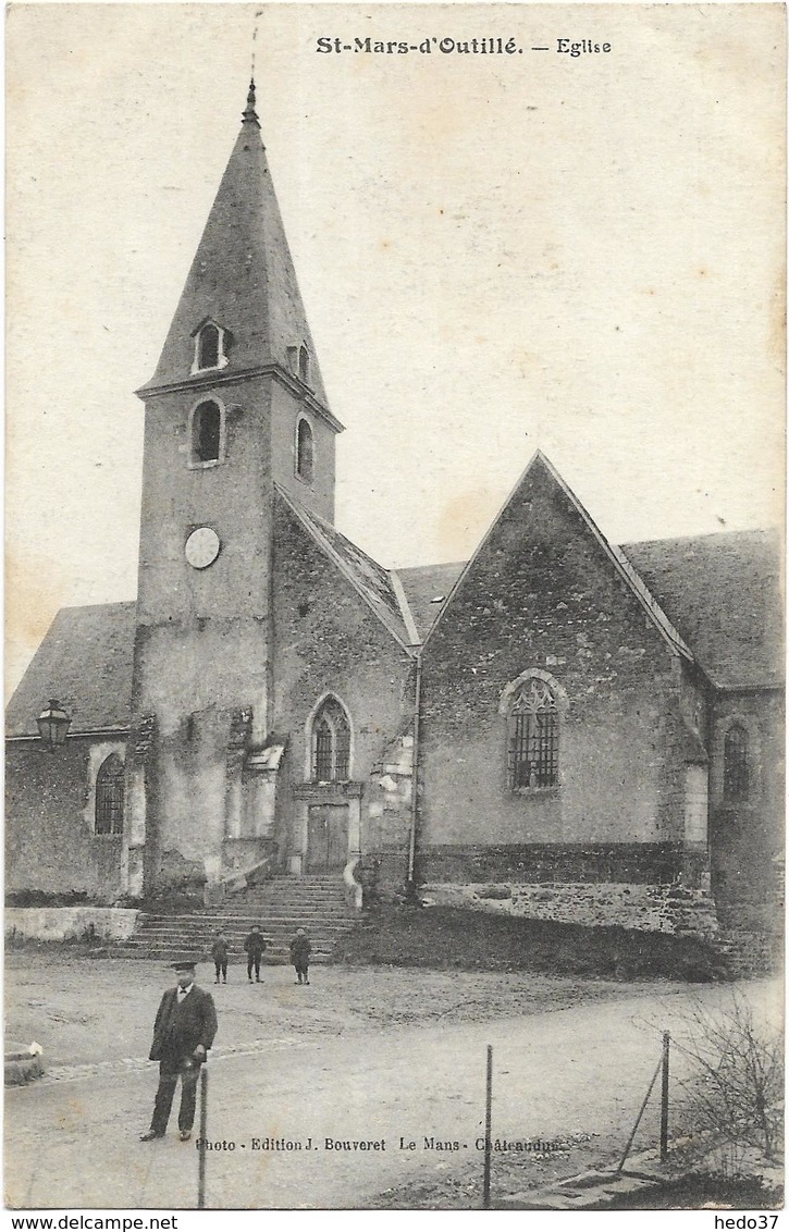 Saint-Mars-D'Outillé - L'Eglise - Autres & Non Classés