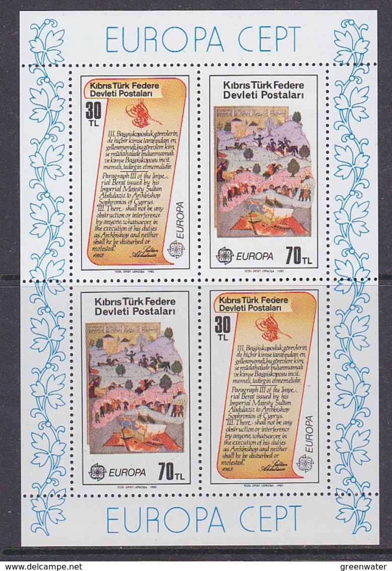 Europa Cept 1982 Northern Cyprus M/s ** Mnh (38312) - 1982