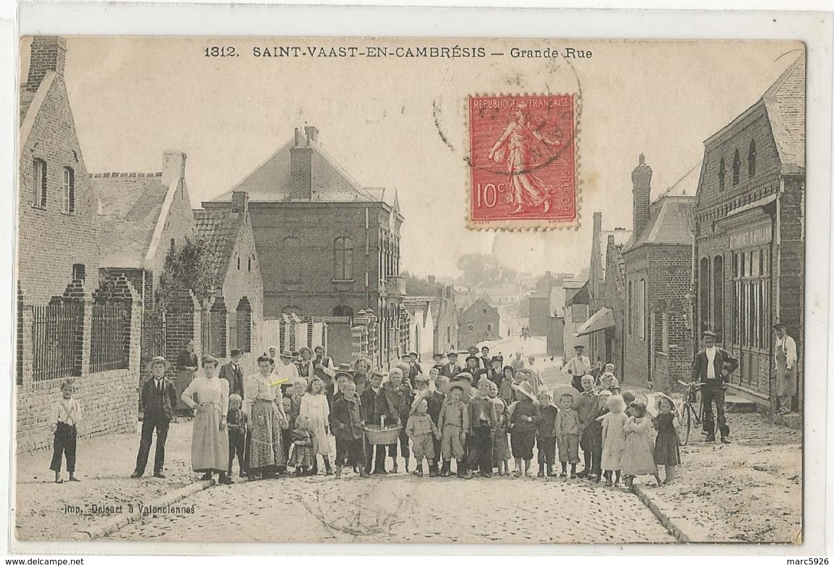 SAINT VAAST EN CAMBRESIS GRANDE RUE - Autres & Non Classés