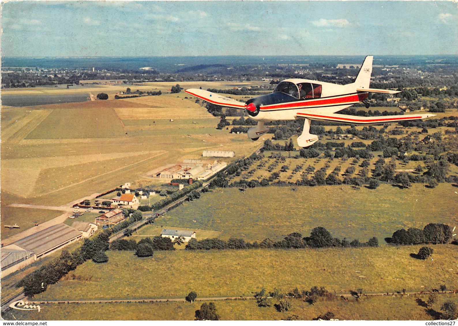 27-BERNAY- AERODROME DE BERNAY- VUE AERIENNE - Bernay