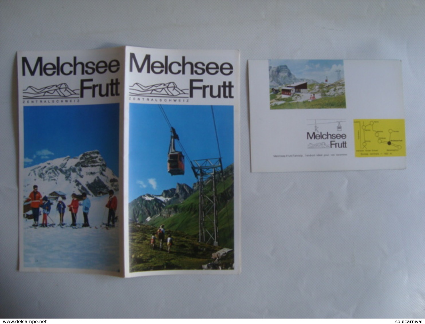 MELCHSEE FRUTT. ZENTRALSCHWEIZ - SWITZERLAND, SCHWEIZ, OBWALDEN, KERNS, 1968 APROX. - Dépliants Touristiques