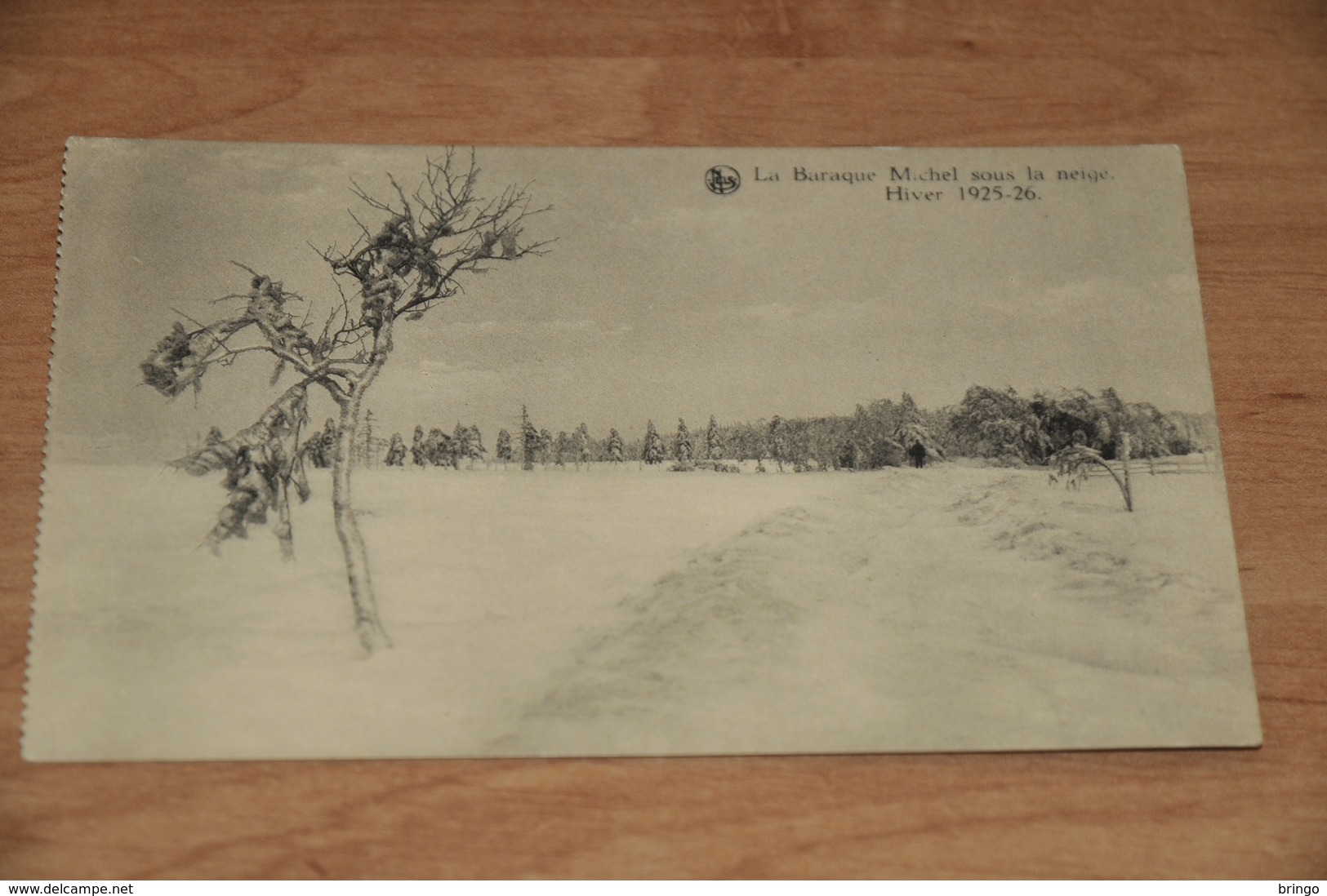 1208-  La Baraque Michel Sous La Neige - Hiver 1925/26 - Jalhay