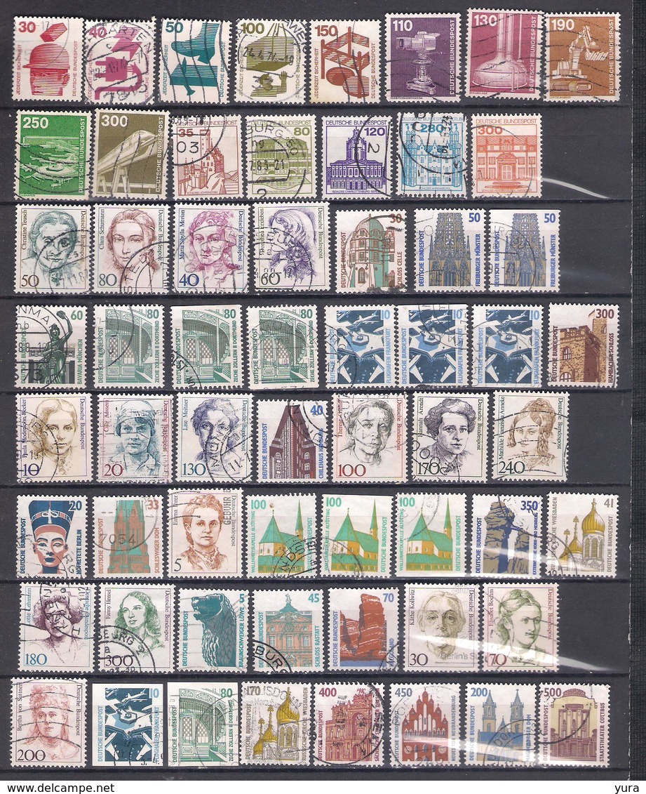 Lot 123  Federal  Republic Kleine Coollection Freimarken   60  Verschiedene - Sonstige & Ohne Zuordnung