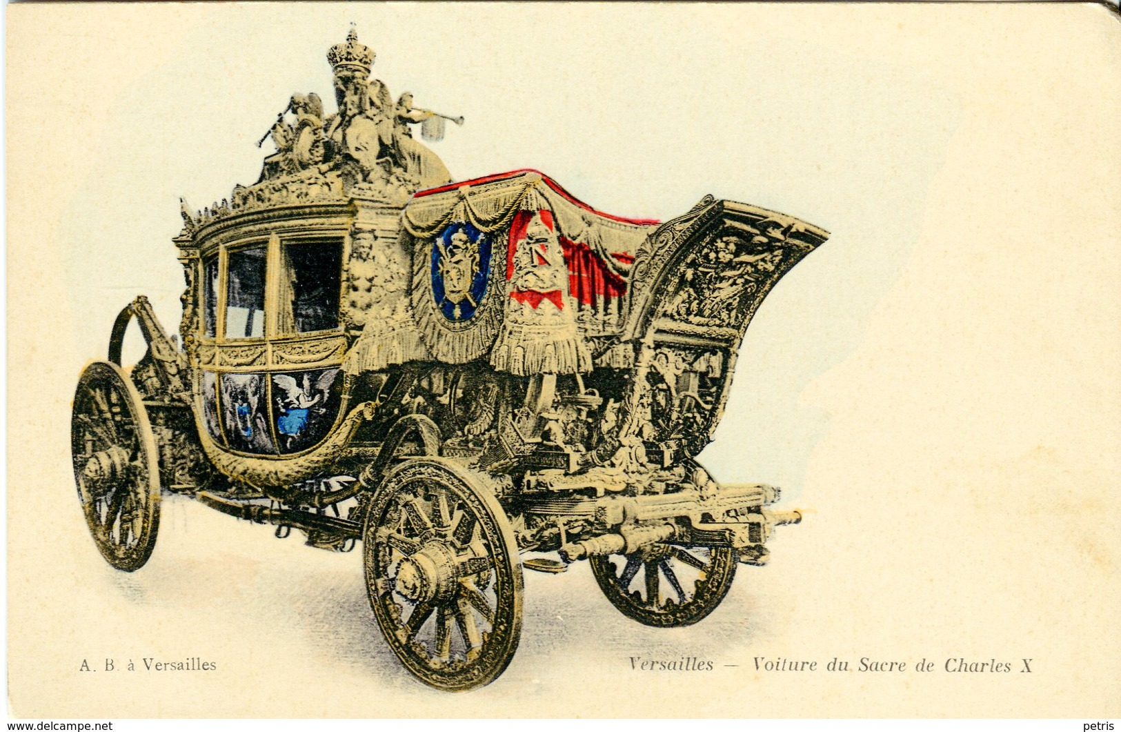 Versailles. Voiture Du Sacre De Charles X - Lot. 1914 - Altri & Non Classificati