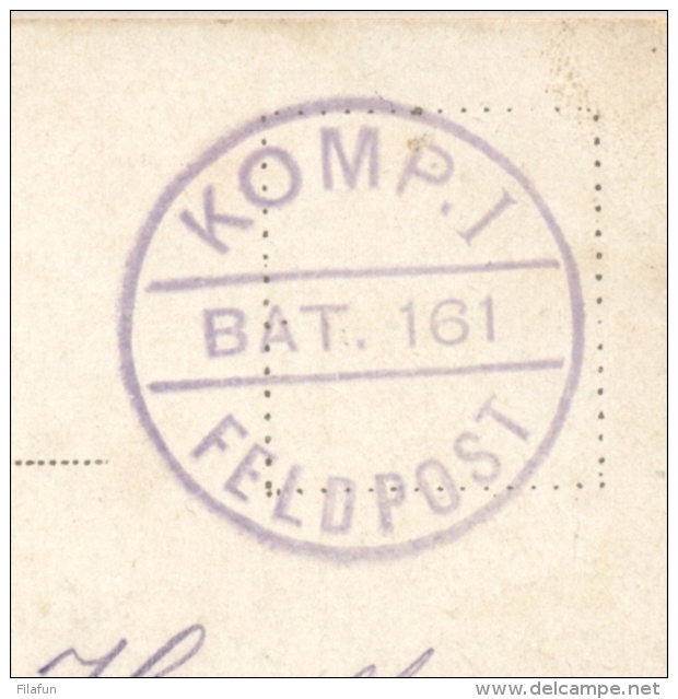 Schweiz - Postcard From FELDPOST KOMP. I BAT. 161 To Schwellbrun - Documenten