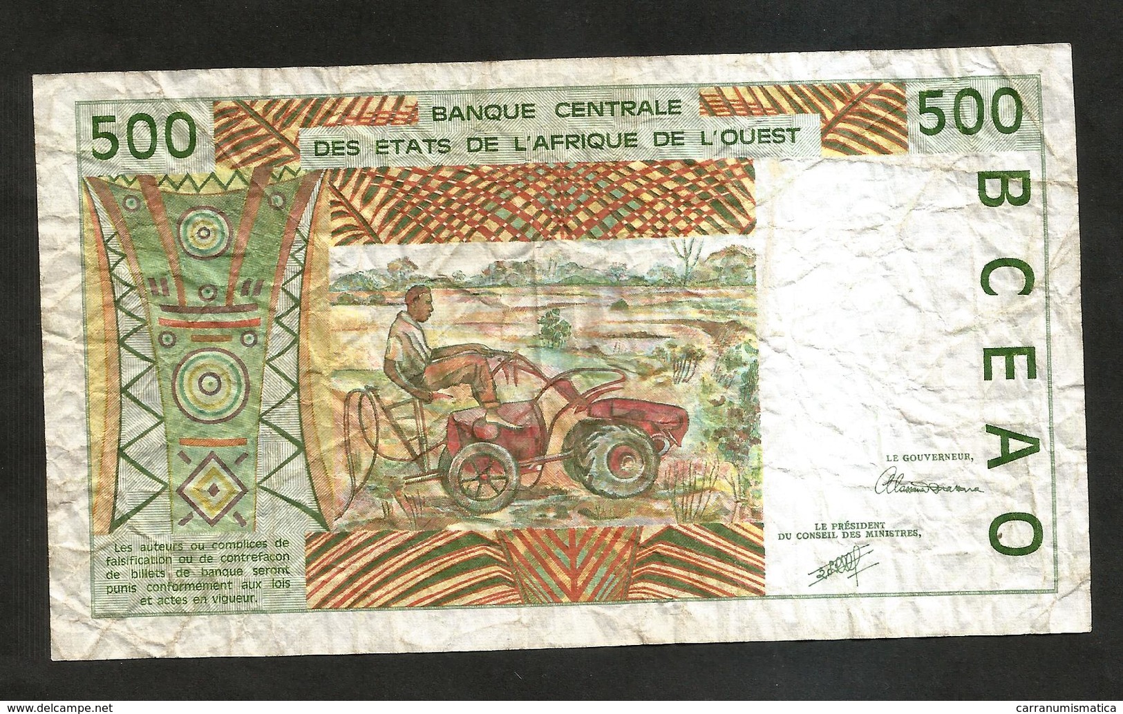 AFRICA - BANQUE CENTRALE Des ETATS De L' AFRIQUE De L'OUEST - 500 FRANCS (1997) - Other - Africa