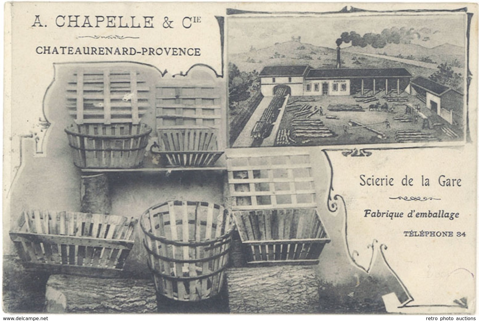 B 13 - Châteaurenard Provence – Chapelle & Cie, Scierie De La Gare - Ohne Zuordnung