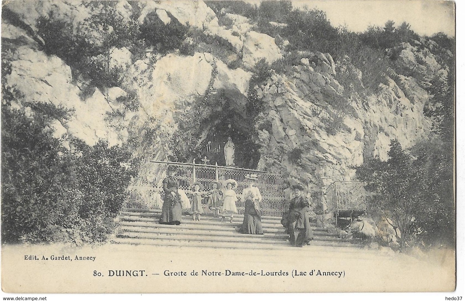 Duingt - Grotte De Notre-Dame-de-Lourdes (Lac D'Annecy) - Autres & Non Classés